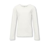 ONLY Mädchen Kognew Only L/S Tee Jrs Noos Langarmshirt, Cloud Dancer, 122-128 EU