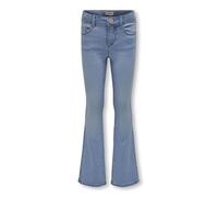 ONLY A/S Mädchen Kogroyal Life Reg Flared Pim020 Noos Jeans, Light Blue Denim, 128 EU