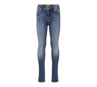 ONLY Mädchen Konblush Skinny Raw 1303 Jeans, Medium Blue Denim, 122 EU