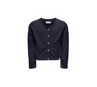 ONLY Mädchen Strickjacke KMGMEGAN LIFE dunkelblau | 104