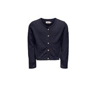 ONLY Mädchen Strickjacke KMGMEGAN LIFE dunkelblau | 98