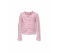 ONLY Mädchen Strickjacke KMGMEGAN LIFE rosa | 104