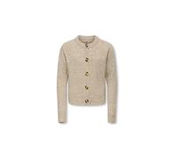 ONLY Mädchen Strickjacke KOGCAMILLA beige | 134-140