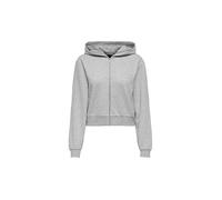 ONLY Mädchen Sweatjacke KOGSWEAT hellgrau | 158-164