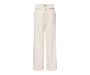 ONLY - Marlene-Hose mit hohem Bund und Gürtel weiß - Gr. - 32