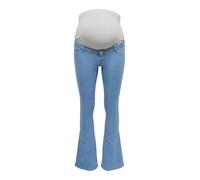 ONLY Maternity Damen Olmrain Life Reg Push Up Flared Noos, Medium Blue Denim, M / 32L
