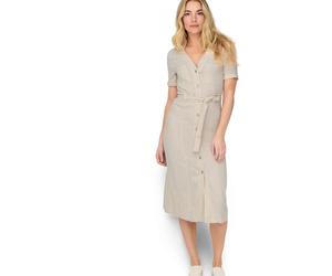 ONLY Maxikleid Siesta mit Kragen und Brusttaschen M Regular Fit