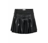 ONLY Minirock in Lederoptik ONLSAFIRA schwarz | XS