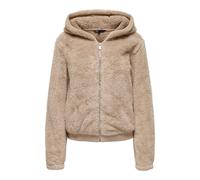 Only - "Newanna" Jacke für Damen, Teddy-Stoff (Beige) EU 36 / UK 8