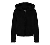 Only - "Newanna" Jacke für Damen, Teddy-Stoff (Schwarz) EU 36 / UK 8