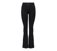Only Bootcut-Jeans ONLROYAL LIFE HIGH SWEET FLARE XL, Länge 34 schwarz Damen High-Waist-Jeans Jeans XL, Länge 34 schwarz