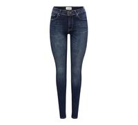 ONLY NOS Damen ONLSHAPE REG SK DNM JEANS REA9820 NOOS Skinny Jeans, per pack Blau (Dark Blue Denim Dark Blue Denim), 34/L32 (Herstellergröße: 25)