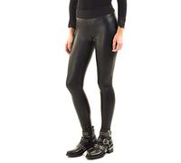 ONLY NOS Damen Skinny Leggings onlFLIRT PU Ankel PNT NOOS 15159215, Gr. W25 (Herstellergröße: XS), Schwarz (Black)