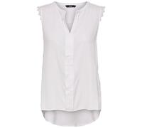 ONLY NOS Damen Top onlKIMMI S/L WVN NOOS 15157656, Einfarbig, Gr. 38, Weiß (White)