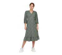 Only - "Olivia" Wickelkleid für Damen, V-Ausschnitt, Puffärmel (Balsam Grün) EU 36 / UK 8