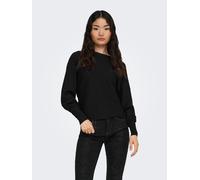 ONLY "ONLADALINE L/S SHORT PULLO KNT NOOS" Viskosemischung, regular fit (58584118-S) schwarz