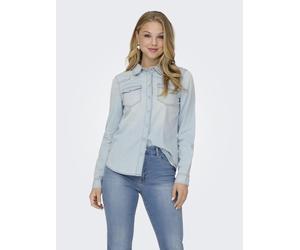 ONLY - ONLALEXA L/S DNM SHIRT ANA NOOS Light Blue Denim - Gr. - S