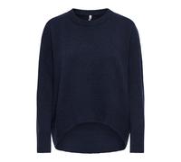 Only - ONLALIVIA LS HIGH-LOW O-NECK NOOS KNT Night Sky - Gr. - XS