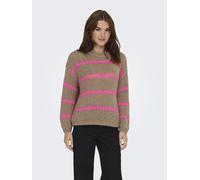 ONLY - ONLALYSSA LIFE LS O-NECK KNT Cocoa Créme - Gr. - M