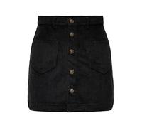 Only ONLAMAZING GLOBAL HW CORD SKIRT PNT NOOS Kurzer Rock schwarz in XS