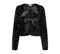 ONLY Onlanika Sequins Ls Bow Top WVN Cs