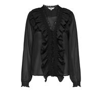 ONLY Onlanina Life Ls Ruffel V-Neck Top WVN