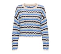 ONLY ONLASA LS O-NECK KNT NCA Damen | BIRCH ULTRAMARINE/SOFT CHAMBRAY/NAVY BLAZER | XL