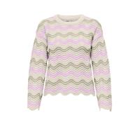 ONLY - ONLASA LS WAVE STRUCTURE O-NECK CC KNT Birch - Gr. - L