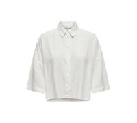 ONLY ONLASTRID LIFE 2/4 CROP SHIRT WVN NOOS Damen | Cloud Dancer |