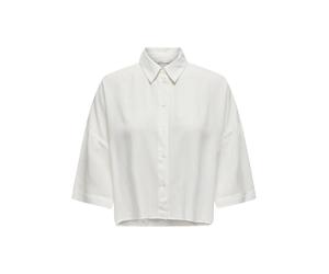 ONLY ONLASTRID LIFE 2/4 CROP SHIRT WVN NOOS Damen | Cloud Dancer |
