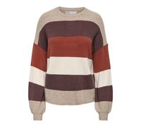 ONLY ONLATIA LIFE L/S STRIPE PULLOV KNT NOOS Damen | BEIGE MEL/DEEP M/PICANTE/WHITECAP G MEL | L