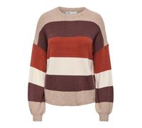 ONLY ONLATIA LIFE L/S STRIPE PULLOV KNT NOOS Damen | BEIGE MEL/DEEP M/PICANTE/WHITECAP G MEL | S