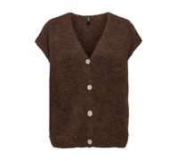ONLY ONLAZU SL BUTTON V-NECK WAISTCOAT KNT Damen | SEAL BROWN | S