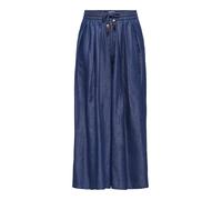ONLY Regular Fit Culotte aus Baumwoll-Lyocell-Mix Modell 'BEA BEAD' in Dunkelblau, Größe L
