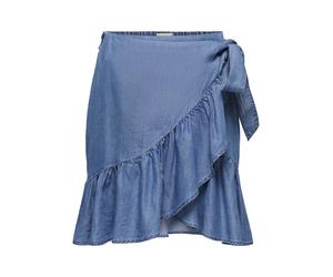 ONLY - ONLBEA SOFIA WRAP DNM SKIRT BJ medium blue denim - Gr. - S