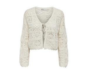 ONLY ONLBEACH LIFE 7/8 TIE CARDIGAN KNT NOOS Damen | Cloud Dancer | M