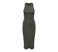 Only Onlbelfast S/L Midi Dress JRS NOOS Mittellanges Kleid oliv in XS