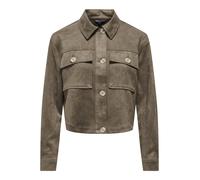 ONLY - ONLBELICIA FAUX SUEDE JACKET OTW Walnut - Gr. - XS