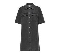 ONLY - ONLBELLE S/S BUTTON DRESS DNM GUA NOOS washed black - Gr. - M