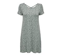 ONLY - ONLBERA BACK LACE UP S/S DRESS JRS NOOS balsam green - Gr. - M
