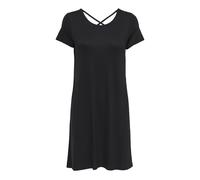 ONLY - ONLBERA BACK LACE UP S/S DRESS JRS NOOS Black - Gr. - S
