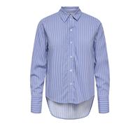 ONLY - ONLBERIT LIFE L/S SHIRT NOOS WVN Blue Bonnet - Gr. - XL