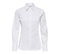 ONLY - ONLBERSA LS FITTED SHIRT WVN CC Bright White - Gr. - L