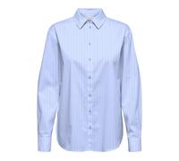 Only Damenbluse Frau Nur Onlbersa Ls Mit Schlitzdetail Hemd Wvn Cc Blau Größe XS