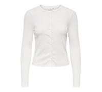 ONLY - ONLBETTY L/S SCALLOP CARDIGN CC JRS Cloud Dancer - Gr. - M