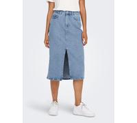 Jeansrock ONLY "ONLBIANCA MIDI SKIRT DNM REA NOOS" Gr. XS (34), blau (light blue denim) Damen Röcke Jeansröcke (20867001-XS)