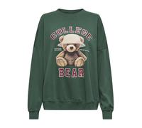 ONLY - ONLBILA L/S BEAR O-NECK SWT pineneedle - Gr. - XL