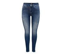 Only ONLBLUSH LIFE MID SK ANK RAW REA811 S/34 Dark Blue Denim 15234798 Blau S - 34