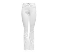 Only Blush Mid Flared Fit Rea0730 Jeans Weiß S / 32 Frau (Herstellerartikelnummer: 15313015-White-32-S)