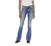 Only Onlblush Life Mid Flared Bootcut Jeans Light Bootcut Jeans Frauen in Gr. M_32 in Blau